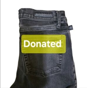 Rock & Republic Kassandra Side Zip Leg Jeans size 12M